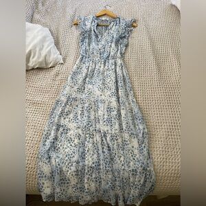 Express maxi dress with flowers weared couple times